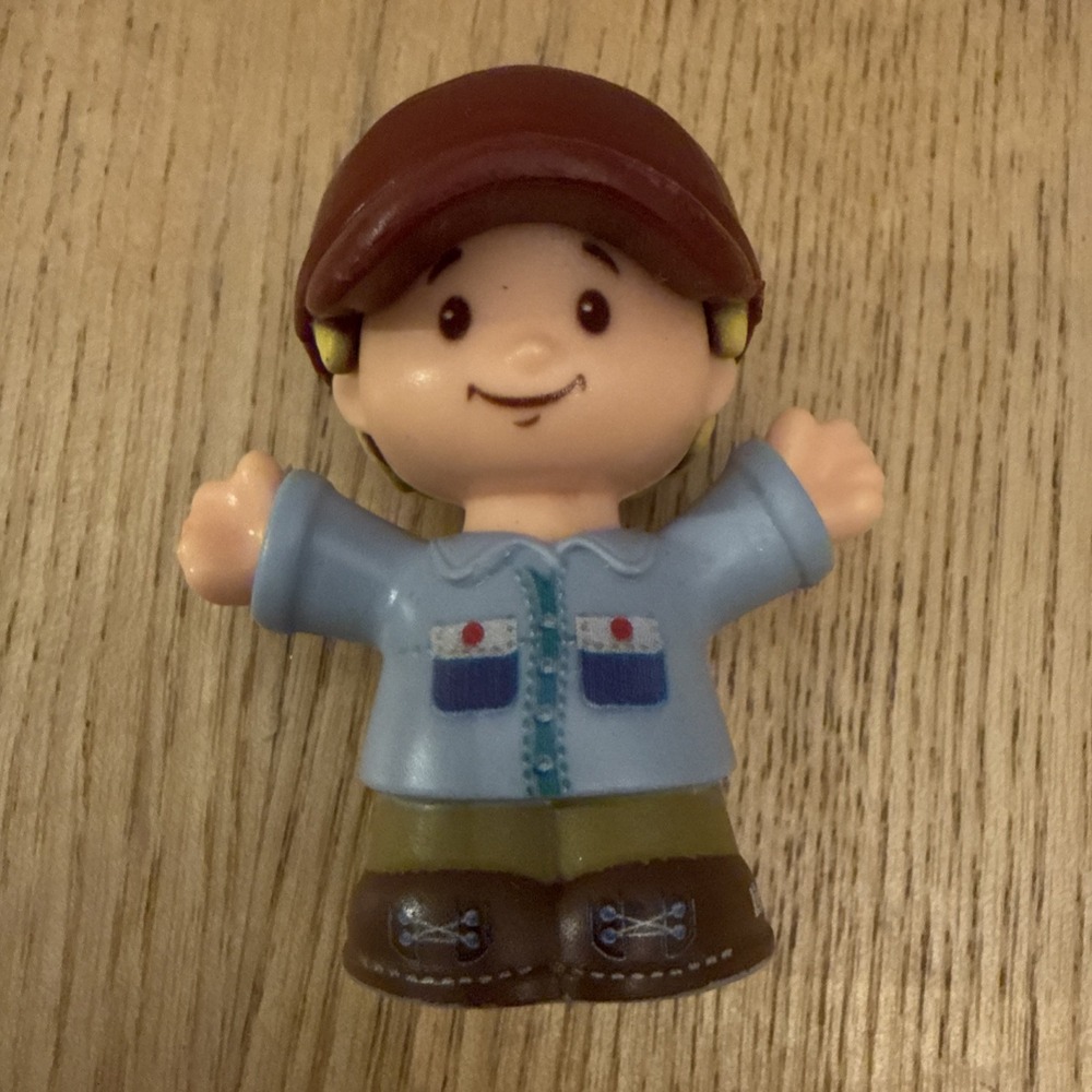 Fisher-Price Mattel Little People Construction Worker Boy Hat 2016